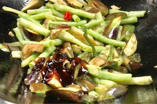 茄子焖豆角的做法图解10