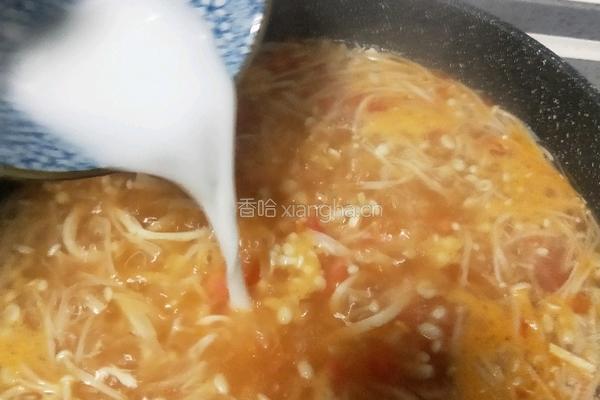 金针菇豆腐汤的做法图解16
