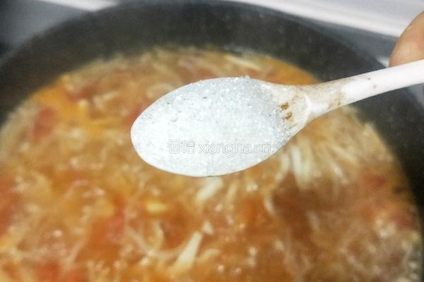 金针菇豆腐汤的做法图解18