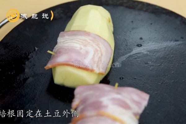 减肥早餐 | 培根土豆蛋的做法图解4
