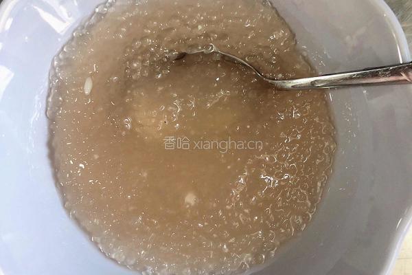 杨梅奶昔西米露的做法图解5