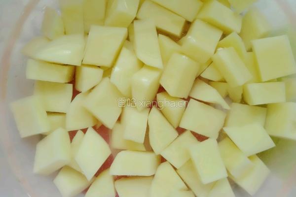 土豆烧排骨的做法图解4