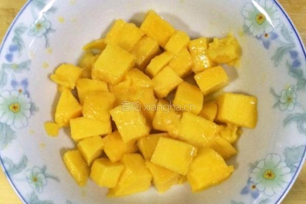 芒果牛奶西米露的做法图解5