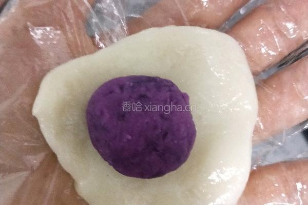 麻薯(紫薯馅）#夏季爽口甜品的做法图解16