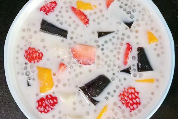 水果仙草西米露的做法图解20