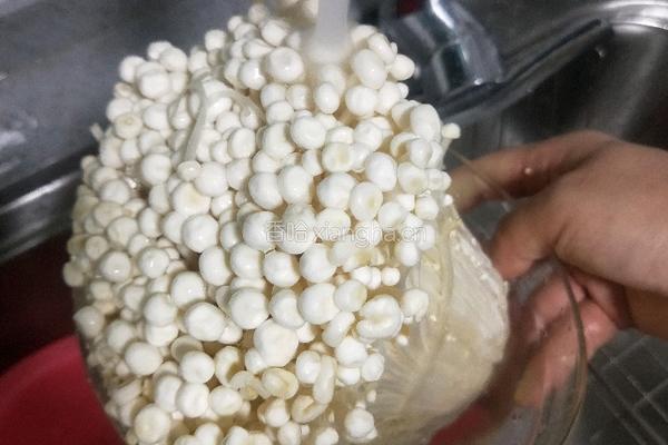 金针菇竹荪汤的做法图解3