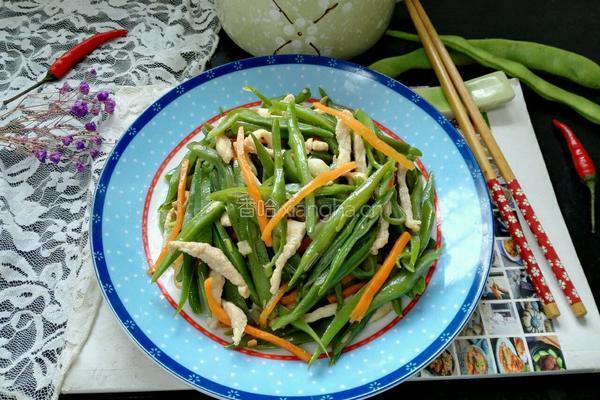 刀豆炒肉丝的做法图解10