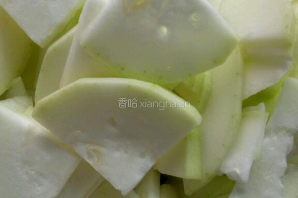 浦瓜炒猪肝的做法图解1