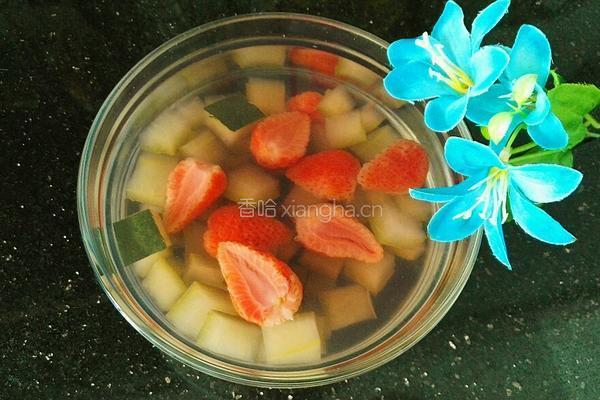 冰糖草莓冬瓜皮的做法图解8