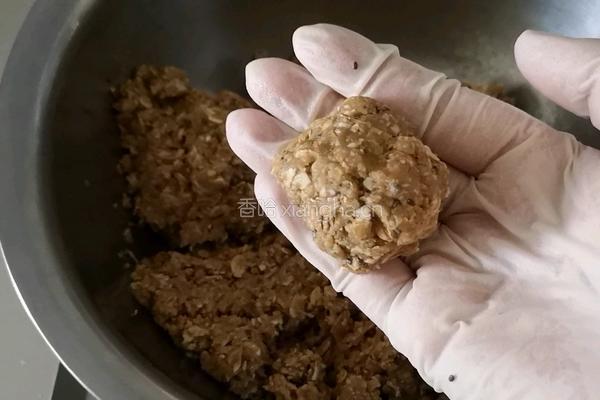 椰子油燕麦饼干的做法图解5