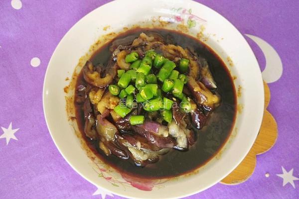 甜酱茄子的做法图解15