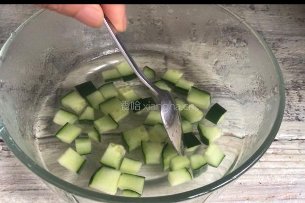 桂花蜜黄瓜冰粉的做法图解7