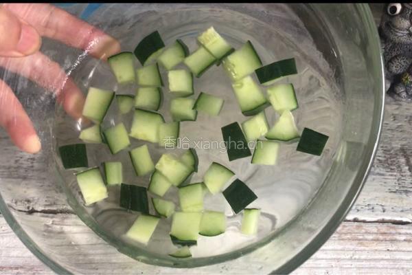 桂花蜜黄瓜冰粉的做法图解8