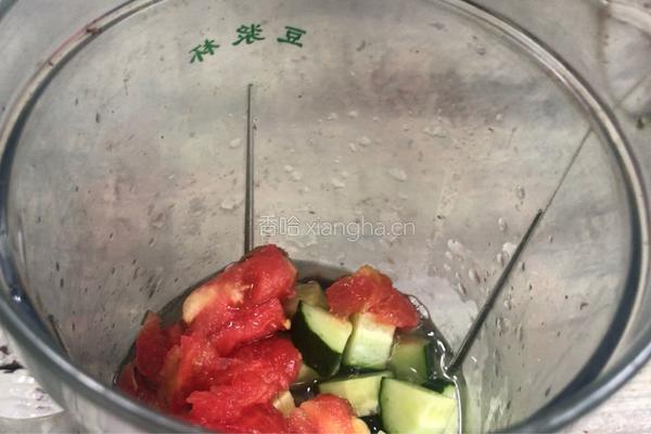 番茄黄瓜汁的做法图解9