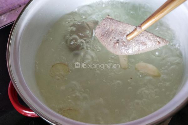 菜叶猪肝糊的做法图解9