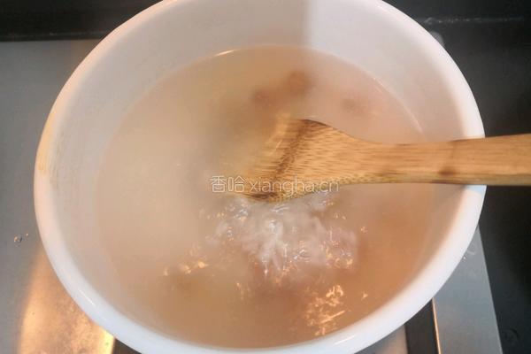 冰镇桃胶红糖粥的做法图解6