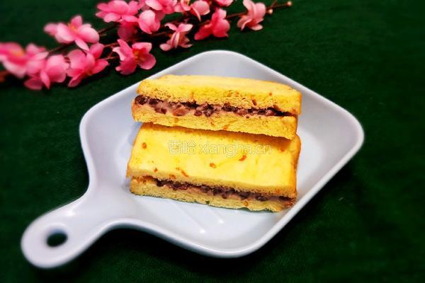 红豆三明治的做法图解12