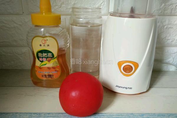 西红柿蜂蜜汁的做法图解1