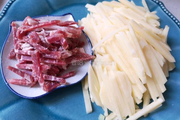 家常土豆丝炒豆角的做法图解6