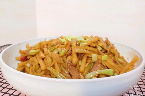 家常土豆丝炒豆角的做法图解15