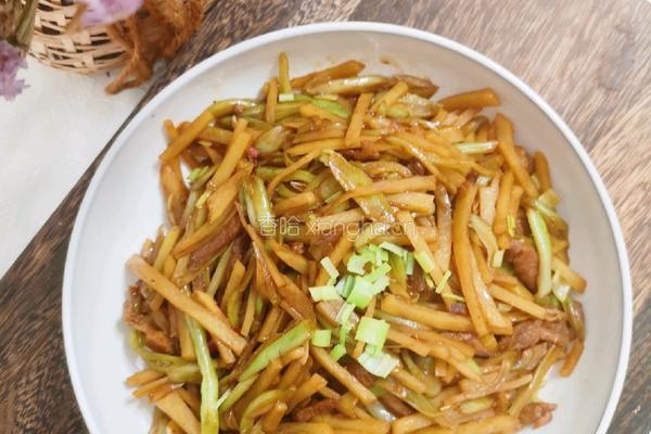 家常土豆丝炒豆角的做法图解16