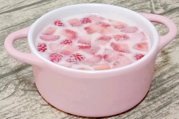 草莓奶冻的做法图解8