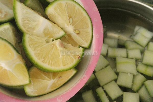 柠檬冬瓜皮玫瑰花茶的做法图解5