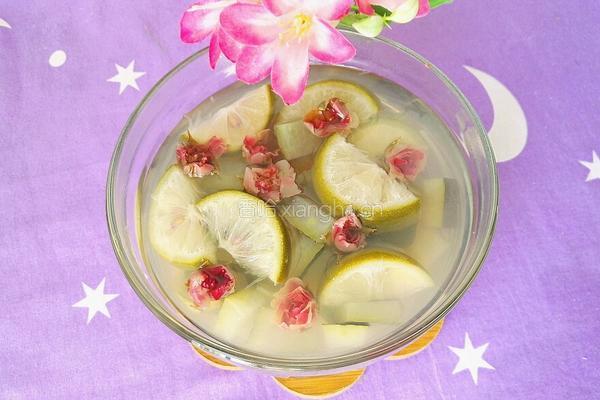 柠檬冬瓜皮玫瑰花茶的做法图解10