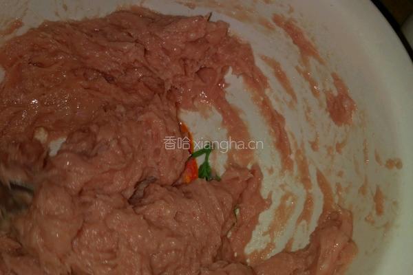 瘦肉丸的做法图解2