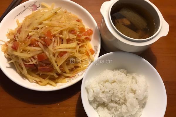 番茄土豆丝的做法图解8