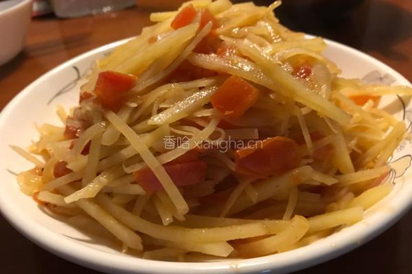 番茄土豆丝的做法图解7