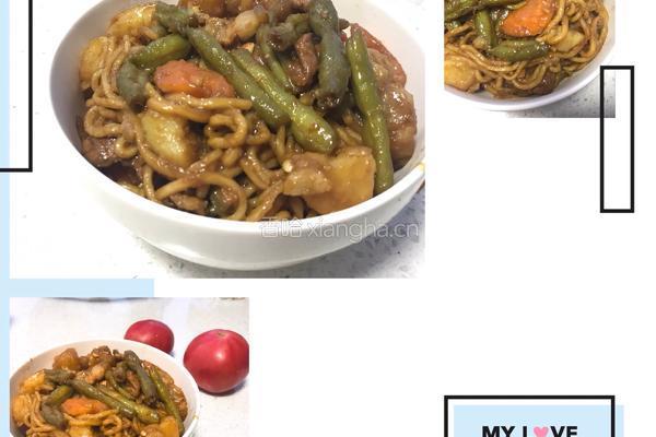 豆角焖面的做法图解10