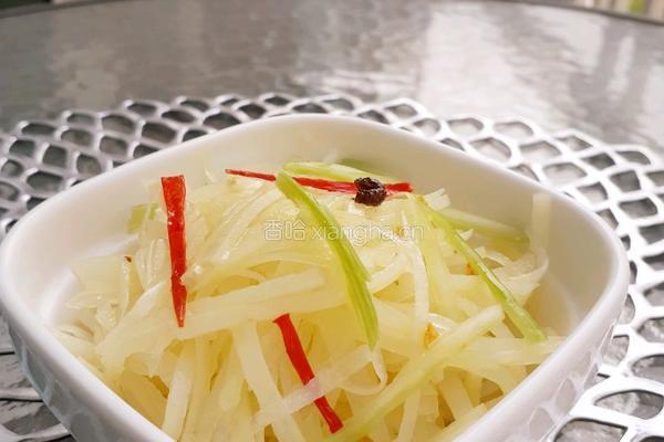 家常凉拌土豆丝的做法图解8