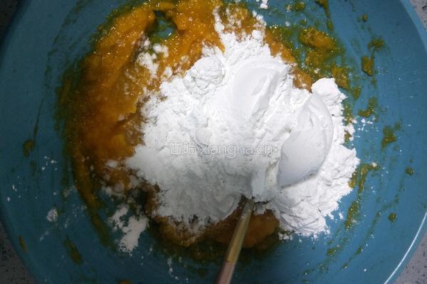 南瓜紫薯糯米球的做法图解9