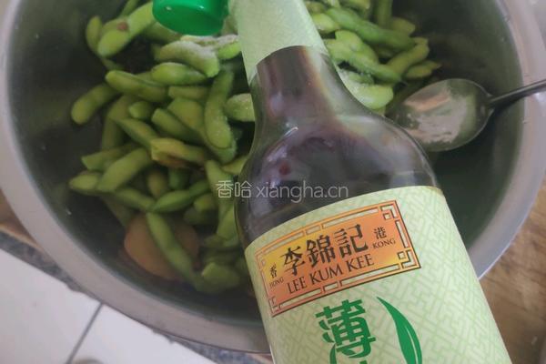 薄盐毛豆的做法图解6