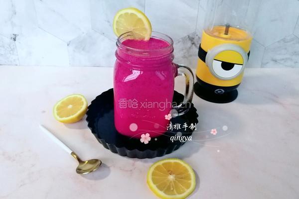 火龙果奶昔的做法图解7