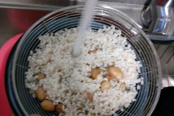 紫薯花生米糊的做法图解5