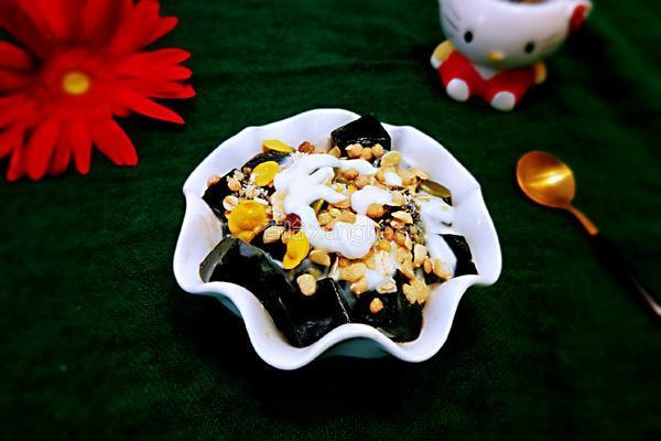 黑凉粉麦片的做法图解12