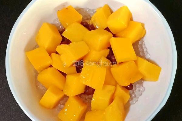 芒果蜜豆西米露的做法图解10