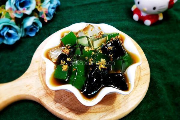 桂花糖水三色凉粉的做法图解31