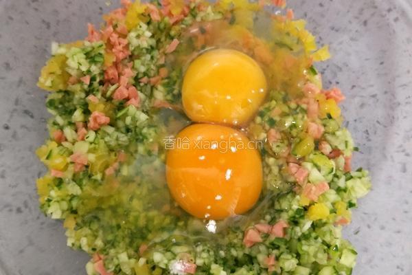 黄瓜鸡蛋煎饼的做法图解6