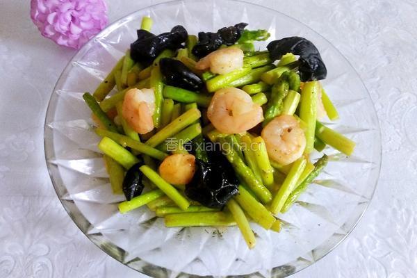 芦笋炒虾仁的做法图解6