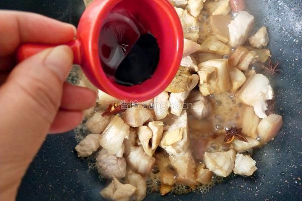 鲜豆角炖肉的做法图解8