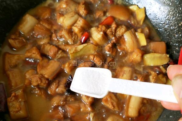 鲜豆角炖肉的做法图解11