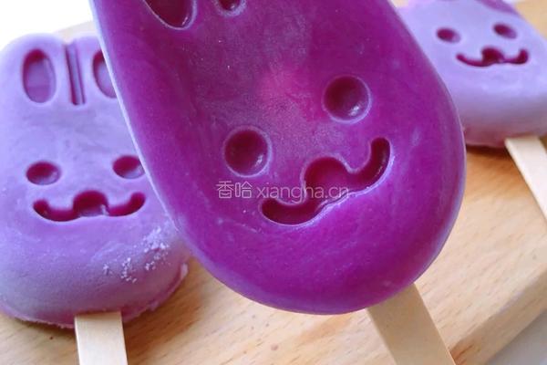 紫薯奶香雪糕