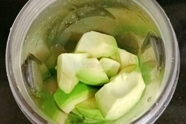 牛油果酸奶松饼的做法图解2