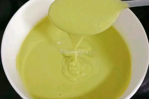 牛油果酸奶松饼的做法图解9