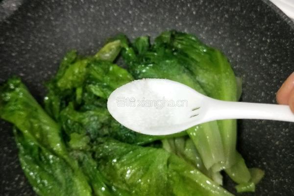 脆爽生菜的做法图解6