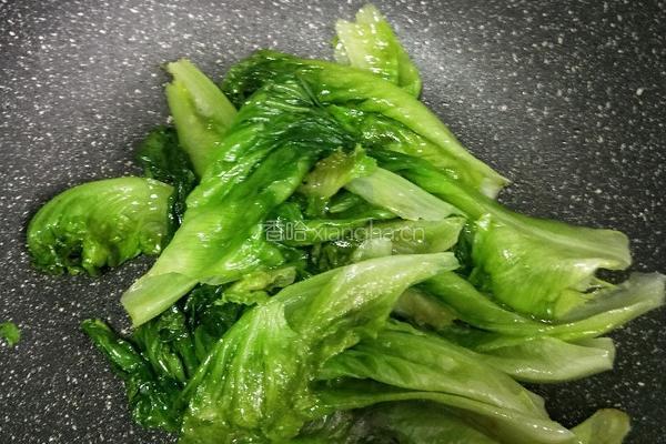 脆爽生菜的做法图解7