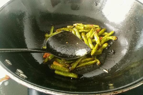 辣味四季豆的做法图解8